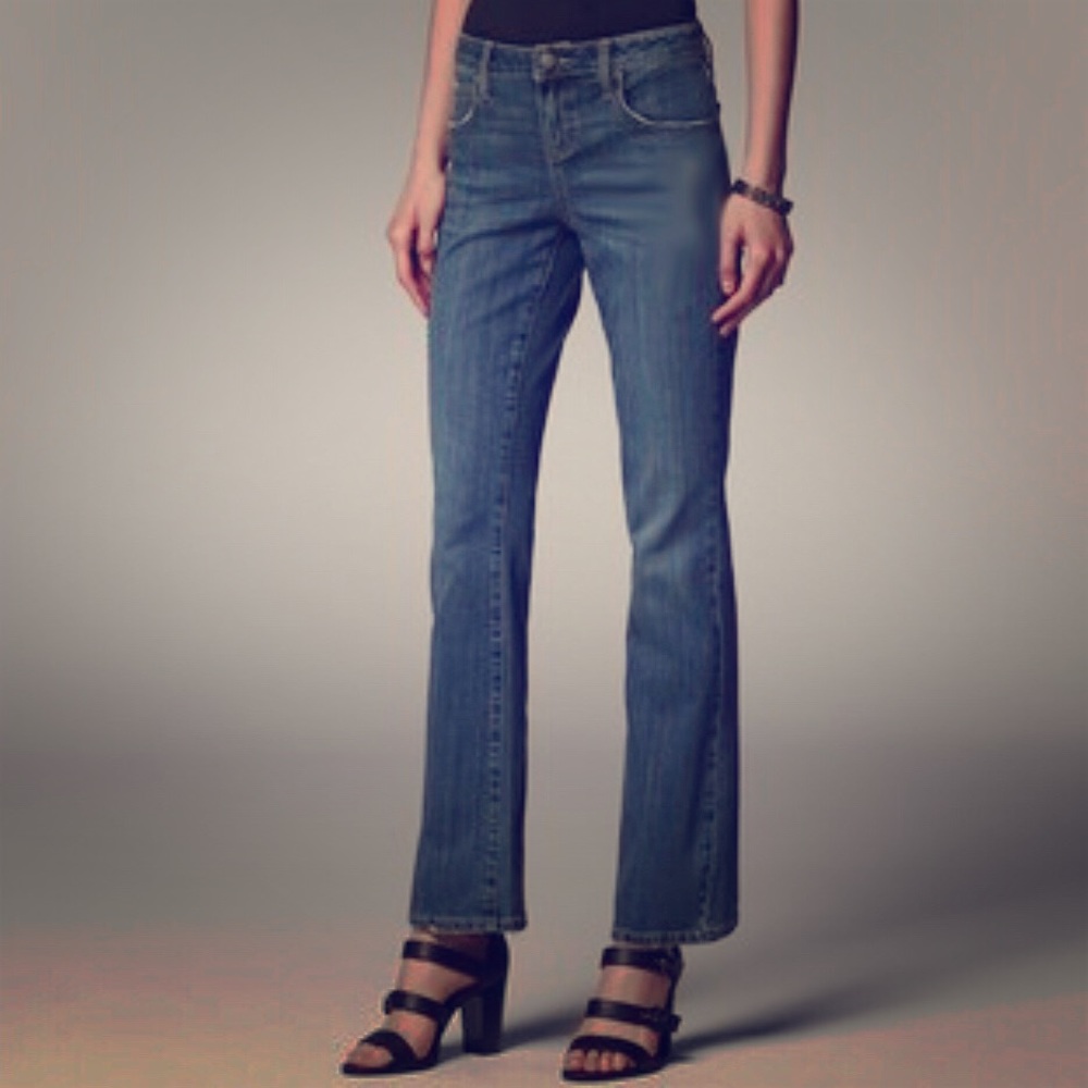 SimplyVera Vera Wang Jeans Bootcut Mid Rise Sz 8S